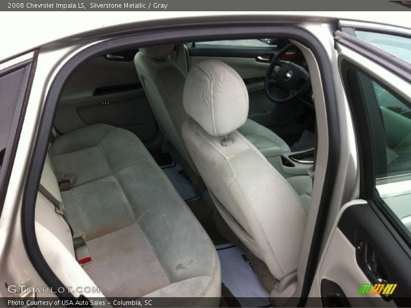Silverstone Metallic / Gray 2008 Chevrolet Impala LS