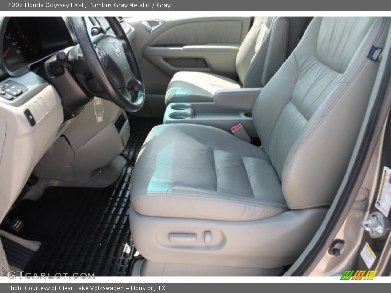 Nimbus Gray Metallic / Gray 2007 Honda Odyssey EX-L