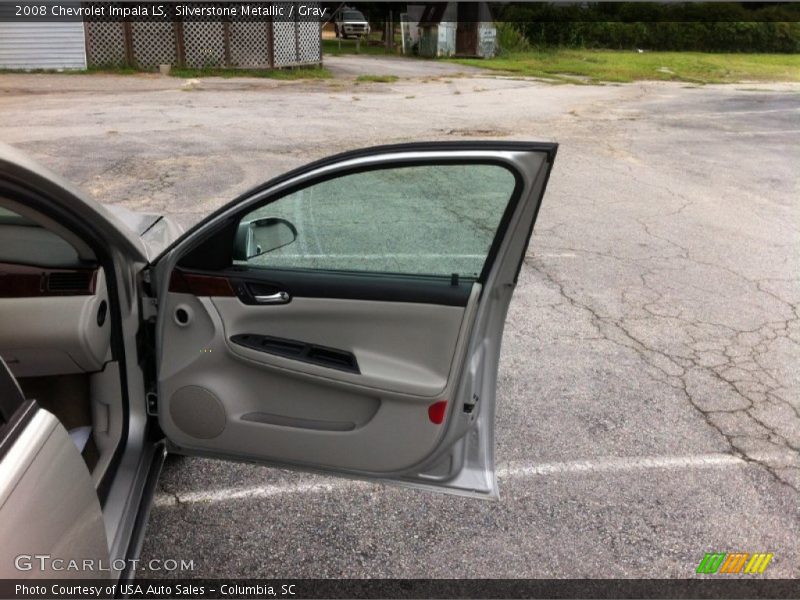 Silverstone Metallic / Gray 2008 Chevrolet Impala LS