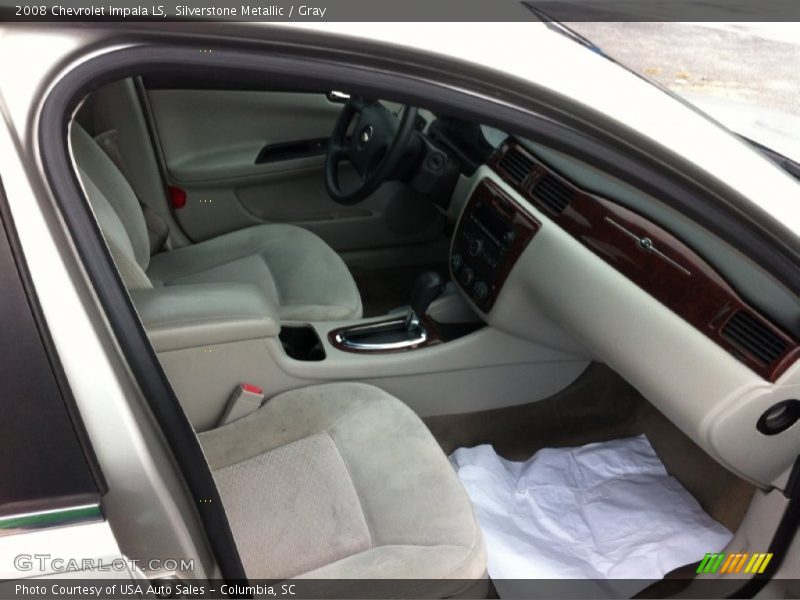 Silverstone Metallic / Gray 2008 Chevrolet Impala LS
