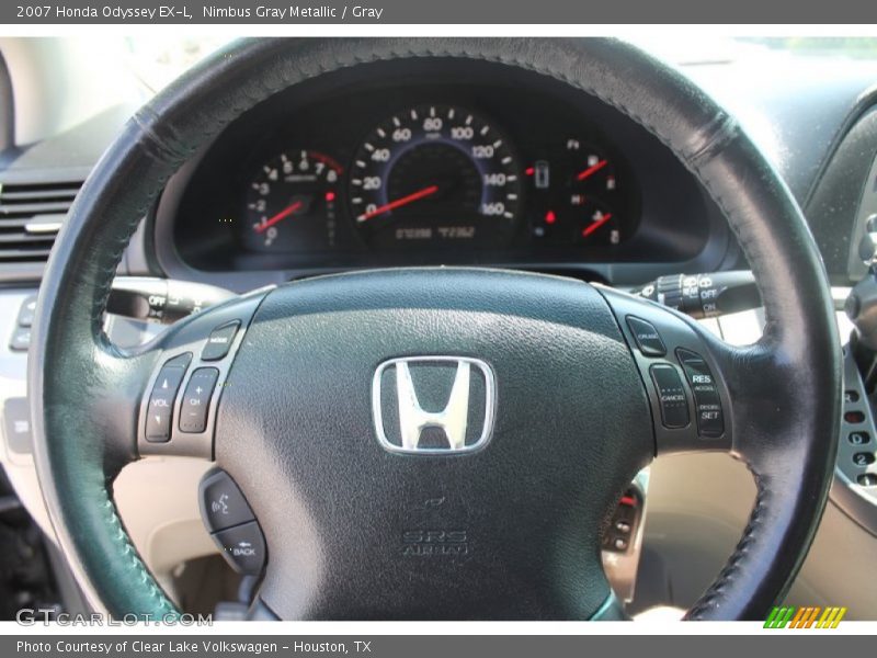 Nimbus Gray Metallic / Gray 2007 Honda Odyssey EX-L