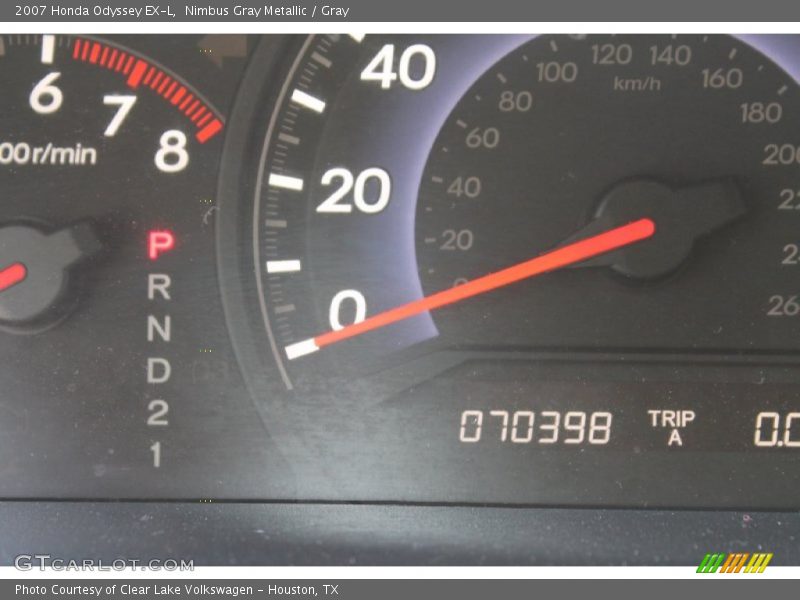 Nimbus Gray Metallic / Gray 2007 Honda Odyssey EX-L