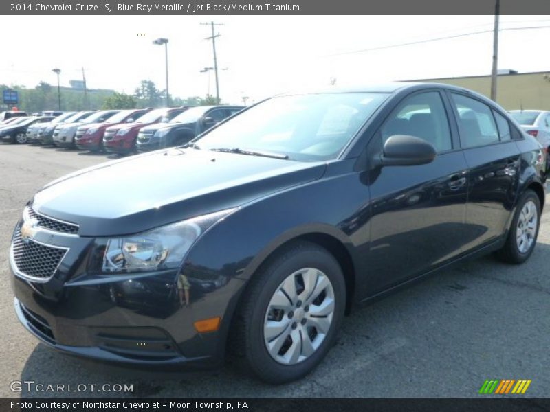 Blue Ray Metallic / Jet Black/Medium Titanium 2014 Chevrolet Cruze LS