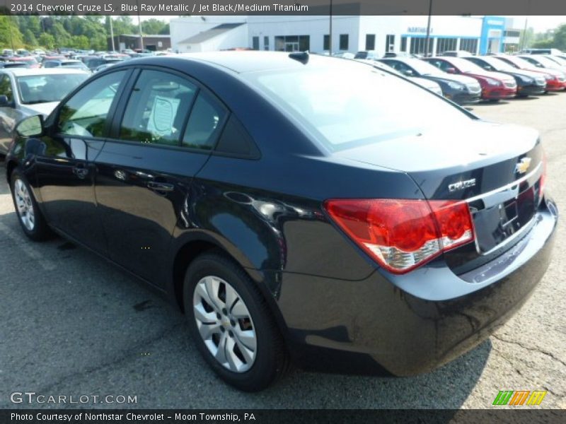 Blue Ray Metallic / Jet Black/Medium Titanium 2014 Chevrolet Cruze LS