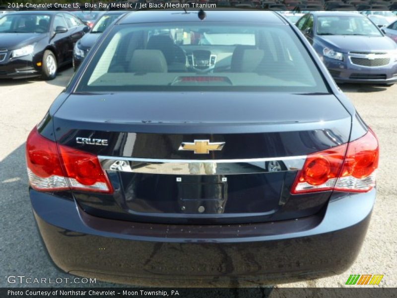 Blue Ray Metallic / Jet Black/Medium Titanium 2014 Chevrolet Cruze LS
