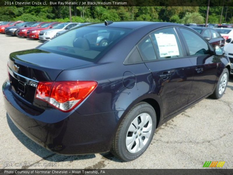 Blue Ray Metallic / Jet Black/Medium Titanium 2014 Chevrolet Cruze LS