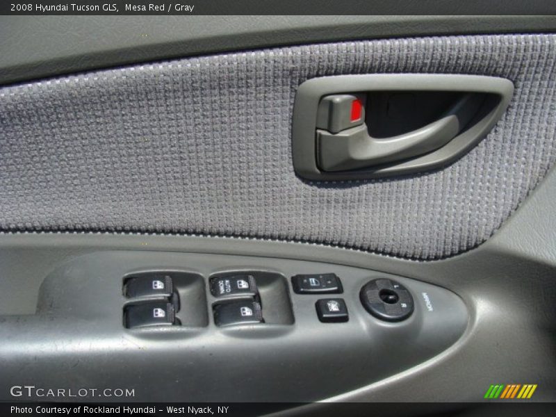 Mesa Red / Gray 2008 Hyundai Tucson GLS