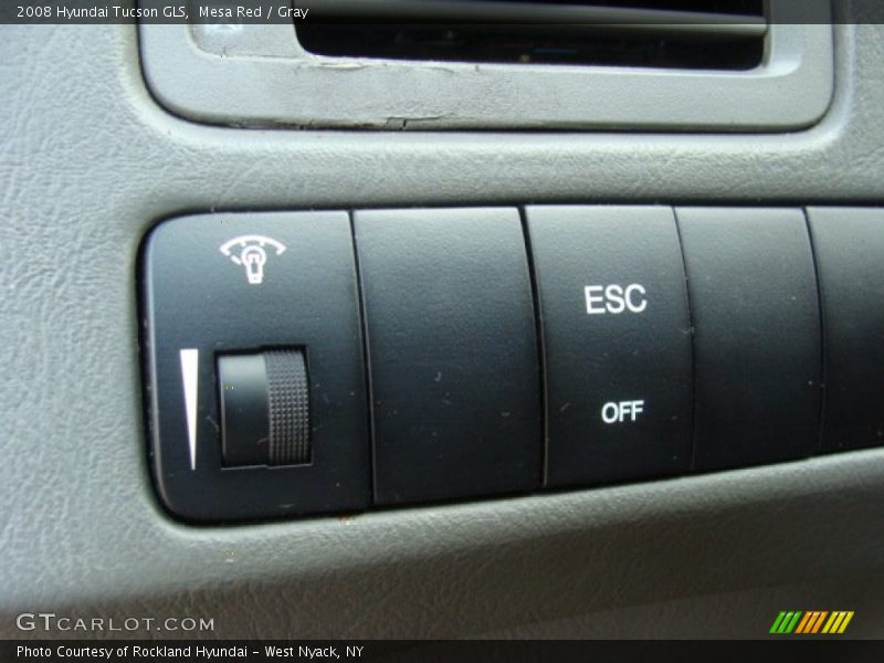 Mesa Red / Gray 2008 Hyundai Tucson GLS