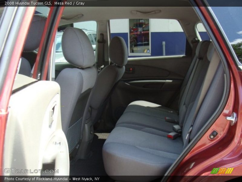 Mesa Red / Gray 2008 Hyundai Tucson GLS