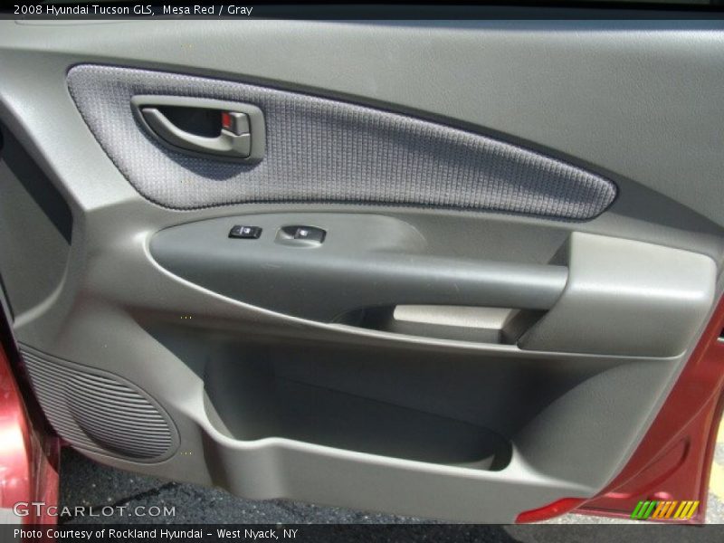 Mesa Red / Gray 2008 Hyundai Tucson GLS