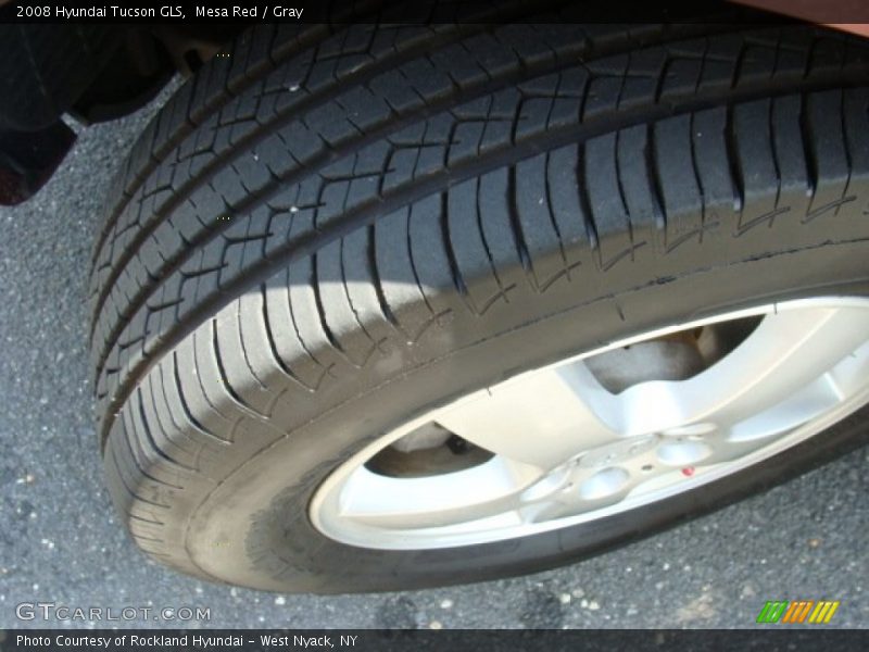 Mesa Red / Gray 2008 Hyundai Tucson GLS