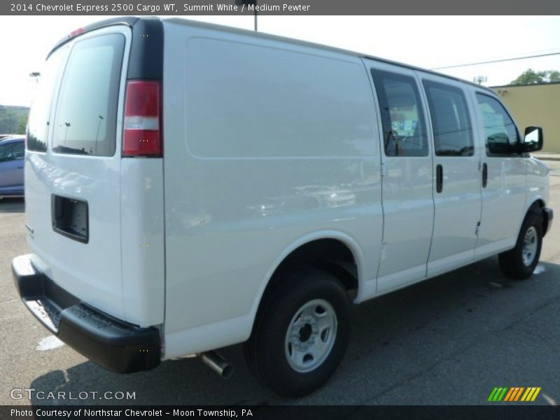 Summit White / Medium Pewter 2014 Chevrolet Express 2500 Cargo WT