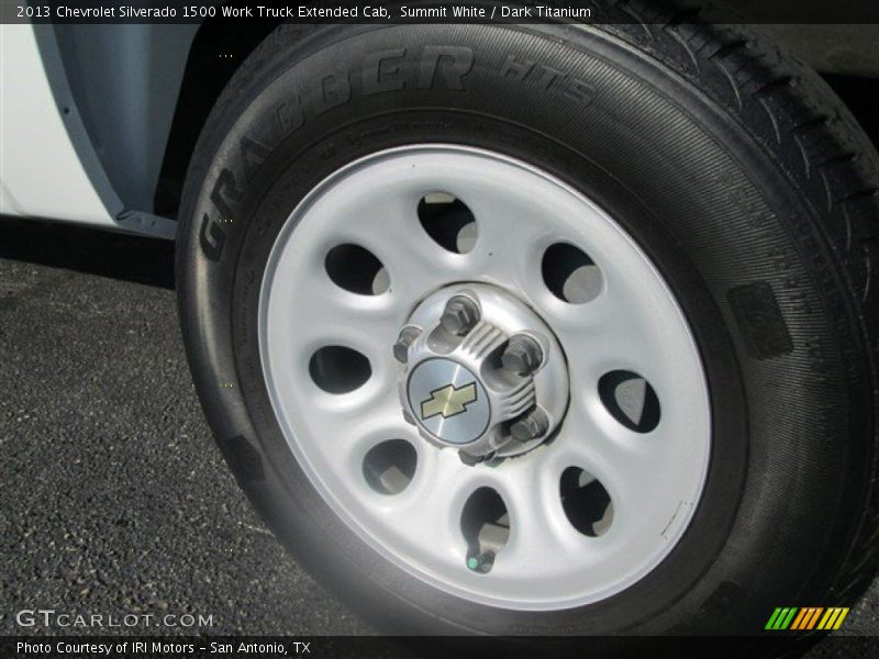 Summit White / Dark Titanium 2013 Chevrolet Silverado 1500 Work Truck Extended Cab