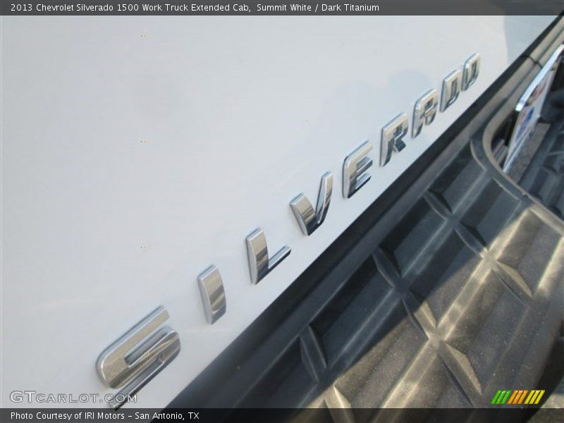 Summit White / Dark Titanium 2013 Chevrolet Silverado 1500 Work Truck Extended Cab