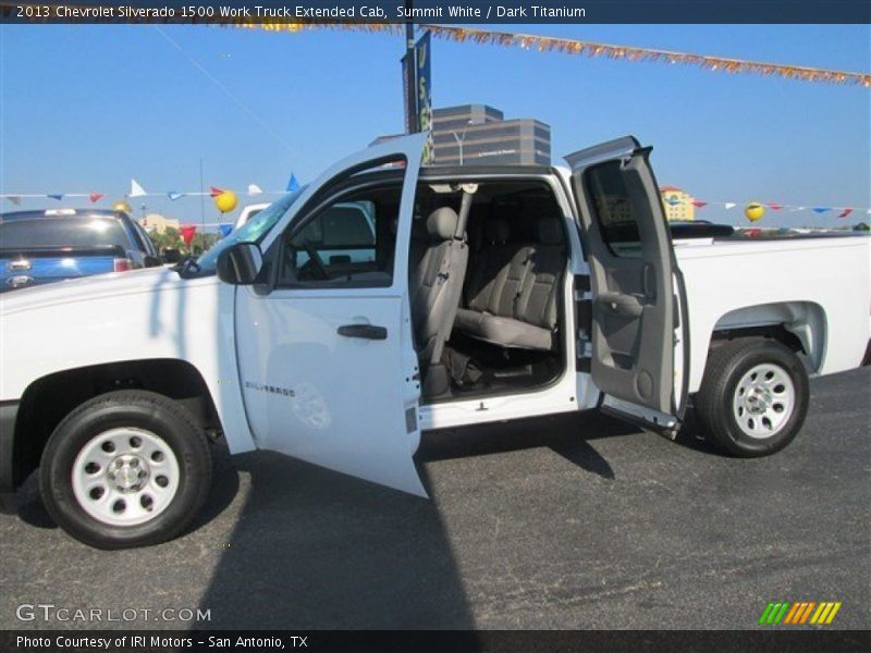 Summit White / Dark Titanium 2013 Chevrolet Silverado 1500 Work Truck Extended Cab
