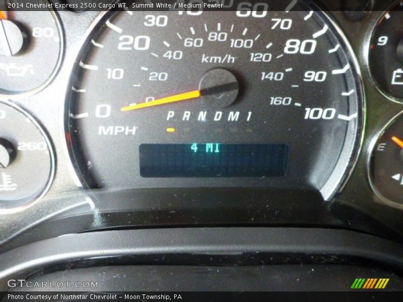 Summit White / Medium Pewter 2014 Chevrolet Express 2500 Cargo WT