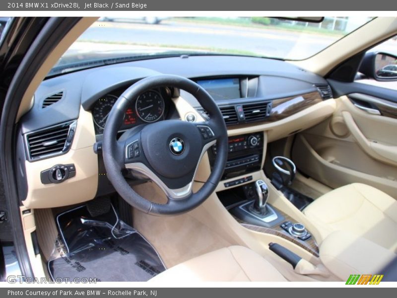 Jet Black / Sand Beige 2014 BMW X1 xDrive28i