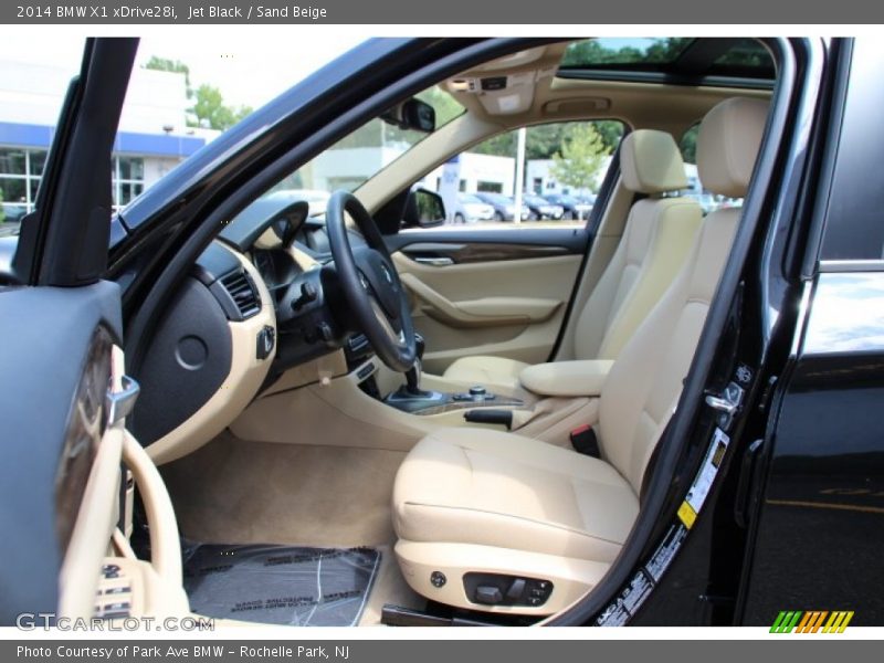 Jet Black / Sand Beige 2014 BMW X1 xDrive28i