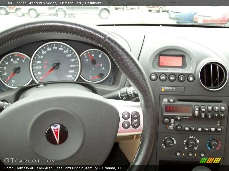 Crimson Red / Cashmere 2008 Pontiac Grand Prix Sedan