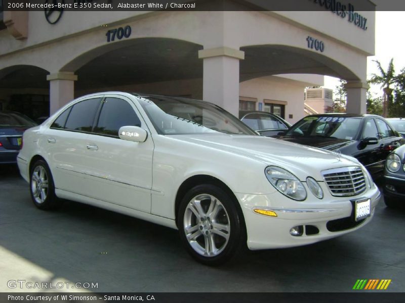 Alabaster White / Charcoal 2006 Mercedes-Benz E 350 Sedan