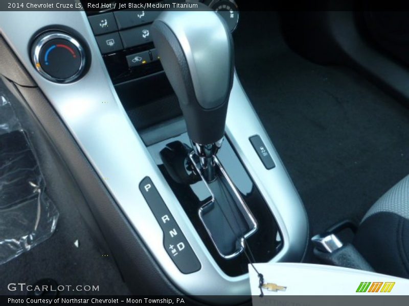 Red Hot / Jet Black/Medium Titanium 2014 Chevrolet Cruze LS