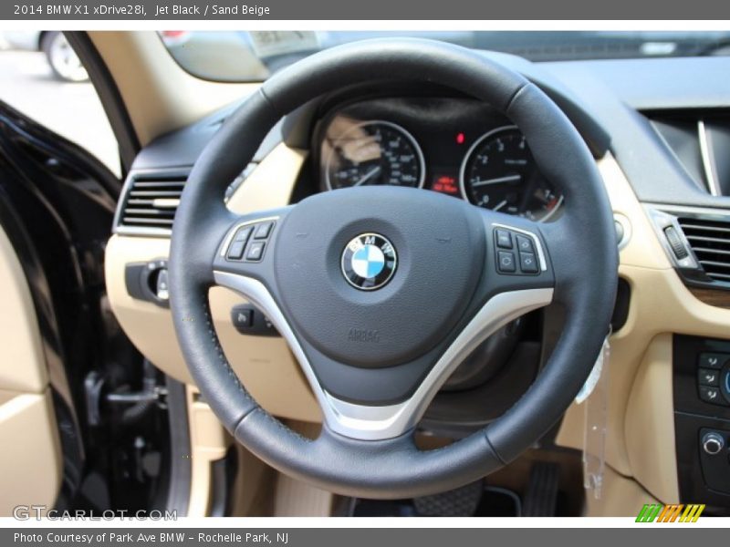 Jet Black / Sand Beige 2014 BMW X1 xDrive28i