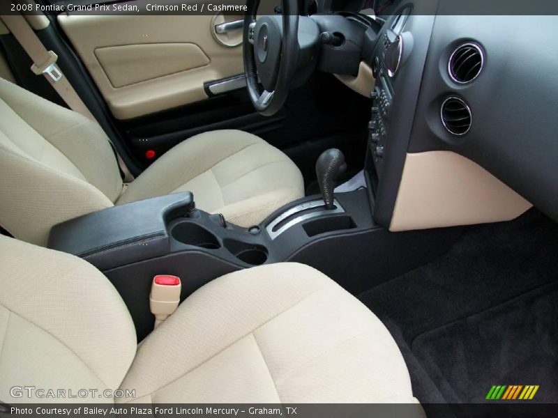 Crimson Red / Cashmere 2008 Pontiac Grand Prix Sedan