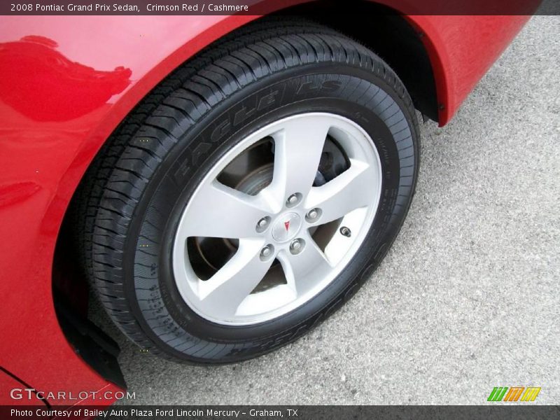 Crimson Red / Cashmere 2008 Pontiac Grand Prix Sedan