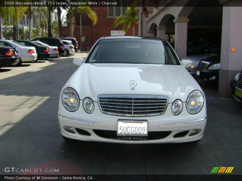 Alabaster White / Charcoal 2006 Mercedes-Benz E 350 Sedan