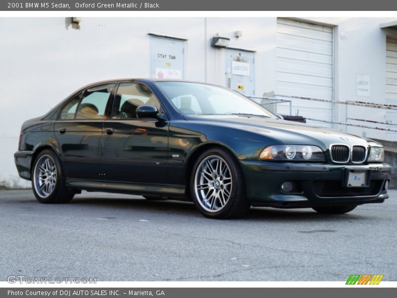 Oxford Green Metallic / Black 2001 BMW M5 Sedan