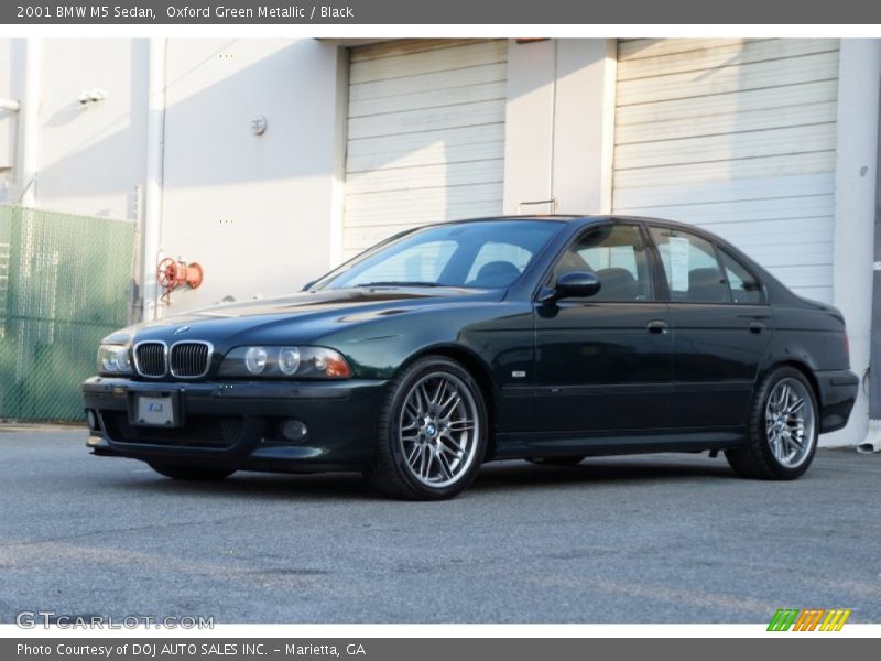 Oxford Green Metallic / Black 2001 BMW M5 Sedan