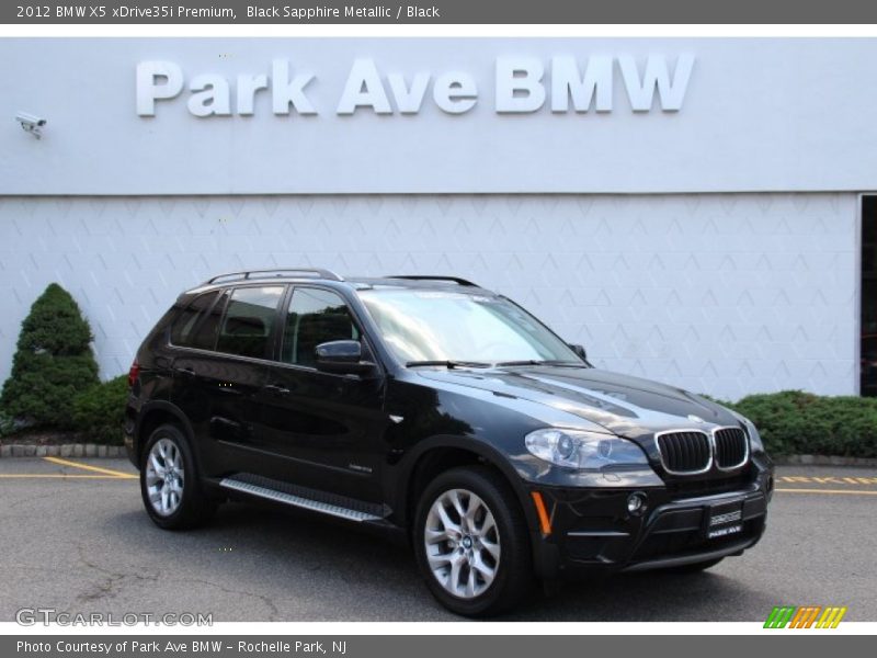 Black Sapphire Metallic / Black 2012 BMW X5 xDrive35i Premium