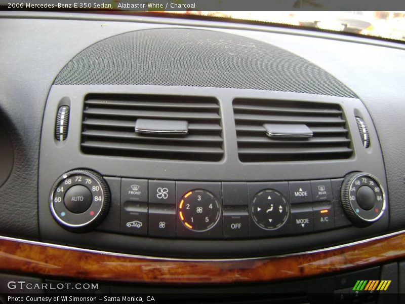Alabaster White / Charcoal 2006 Mercedes-Benz E 350 Sedan