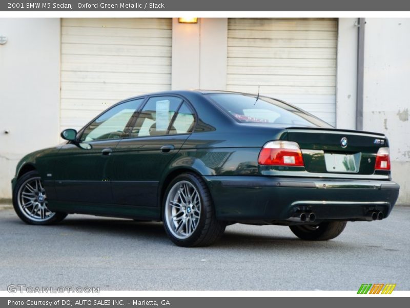 Oxford Green Metallic / Black 2001 BMW M5 Sedan