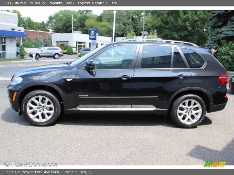 Black Sapphire Metallic / Black 2012 BMW X5 xDrive35i Premium