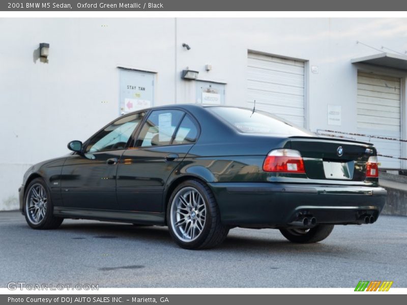 Oxford Green Metallic / Black 2001 BMW M5 Sedan