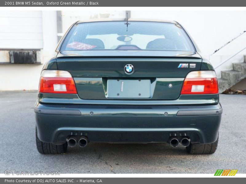 Oxford Green Metallic / Black 2001 BMW M5 Sedan