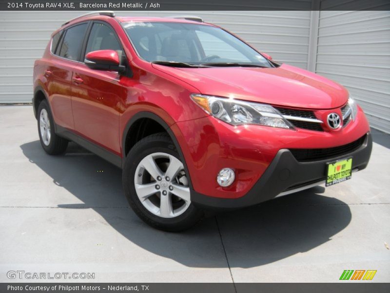Barcelona Red Metallic / Ash 2014 Toyota RAV4 XLE