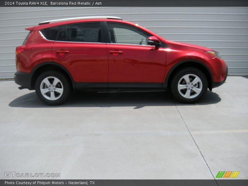 Barcelona Red Metallic / Ash 2014 Toyota RAV4 XLE