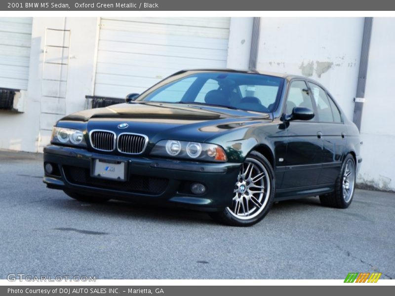 Oxford Green Metallic / Black 2001 BMW M5 Sedan