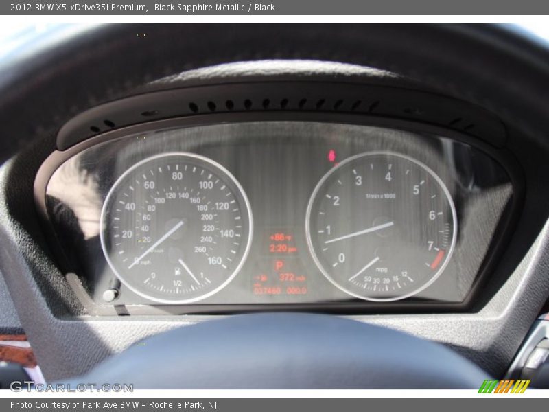 Black Sapphire Metallic / Black 2012 BMW X5 xDrive35i Premium
