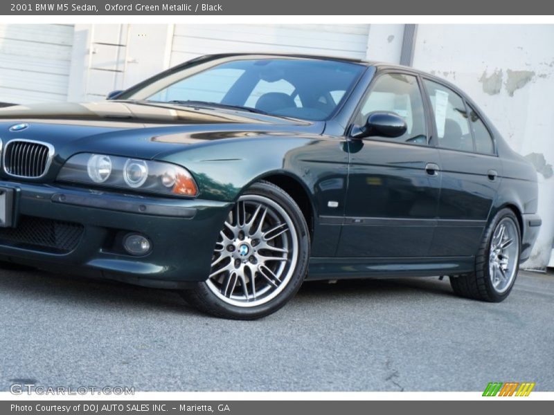 Oxford Green Metallic / Black 2001 BMW M5 Sedan