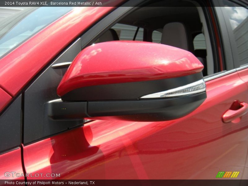 Barcelona Red Metallic / Ash 2014 Toyota RAV4 XLE