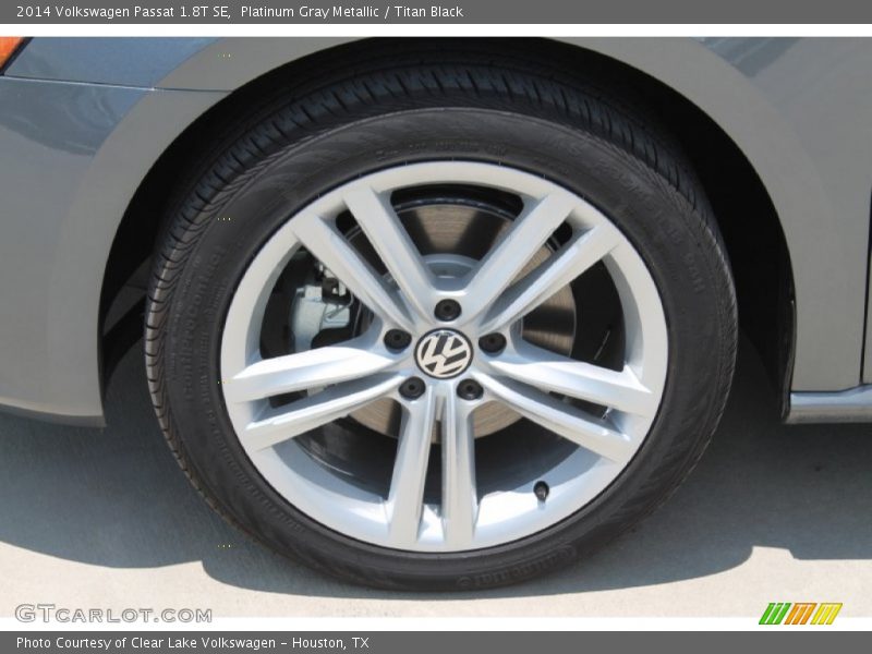 Platinum Gray Metallic / Titan Black 2014 Volkswagen Passat 1.8T SE