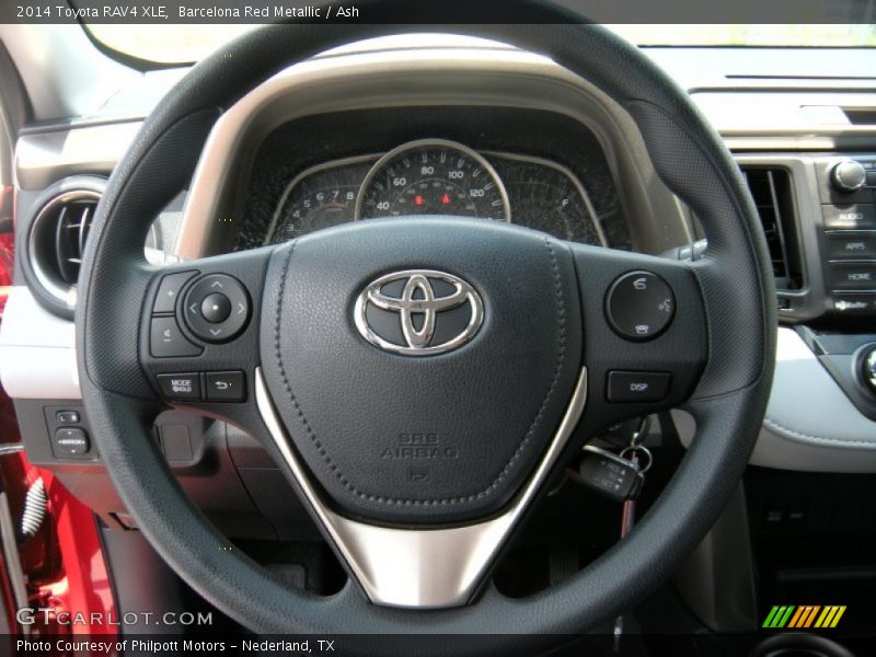 Barcelona Red Metallic / Ash 2014 Toyota RAV4 XLE