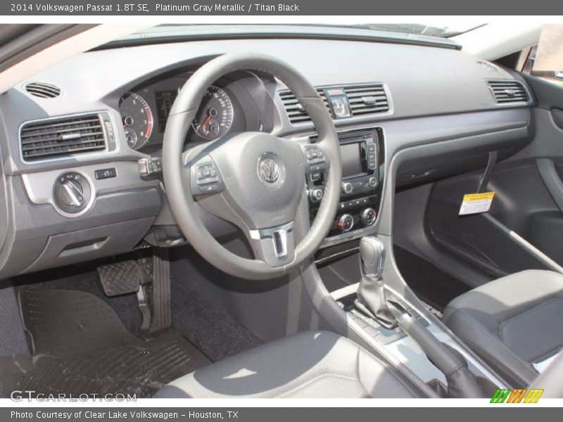 Platinum Gray Metallic / Titan Black 2014 Volkswagen Passat 1.8T SE