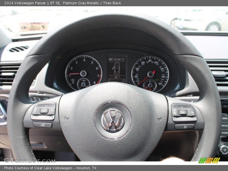 Platinum Gray Metallic / Titan Black 2014 Volkswagen Passat 1.8T SE