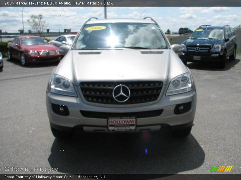 Pewter Metallic / Black 2006 Mercedes-Benz ML 350 4Matic