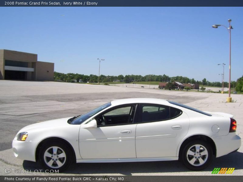 Ivory White / Ebony 2008 Pontiac Grand Prix Sedan