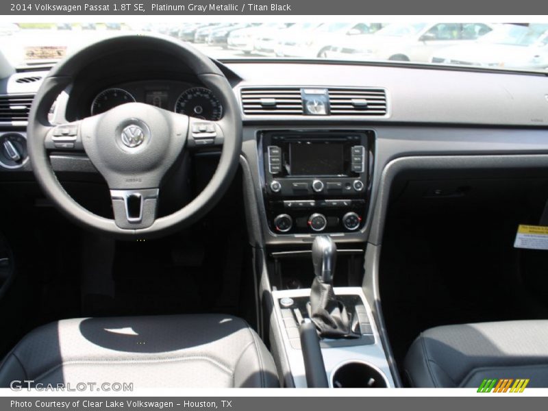 Platinum Gray Metallic / Titan Black 2014 Volkswagen Passat 1.8T SE